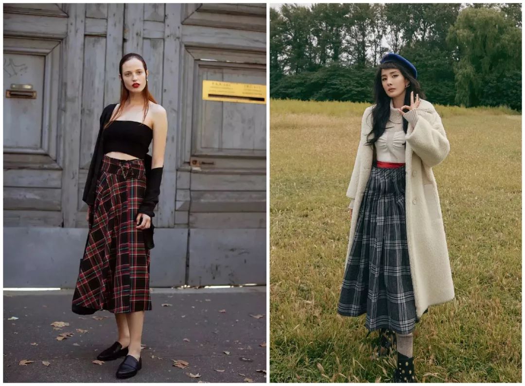 永不淘汰的格纹元素,格纹重塑经典复古摩登风强烈来袭