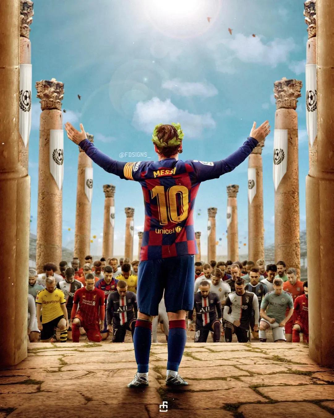 梅西的头像壁纸来了