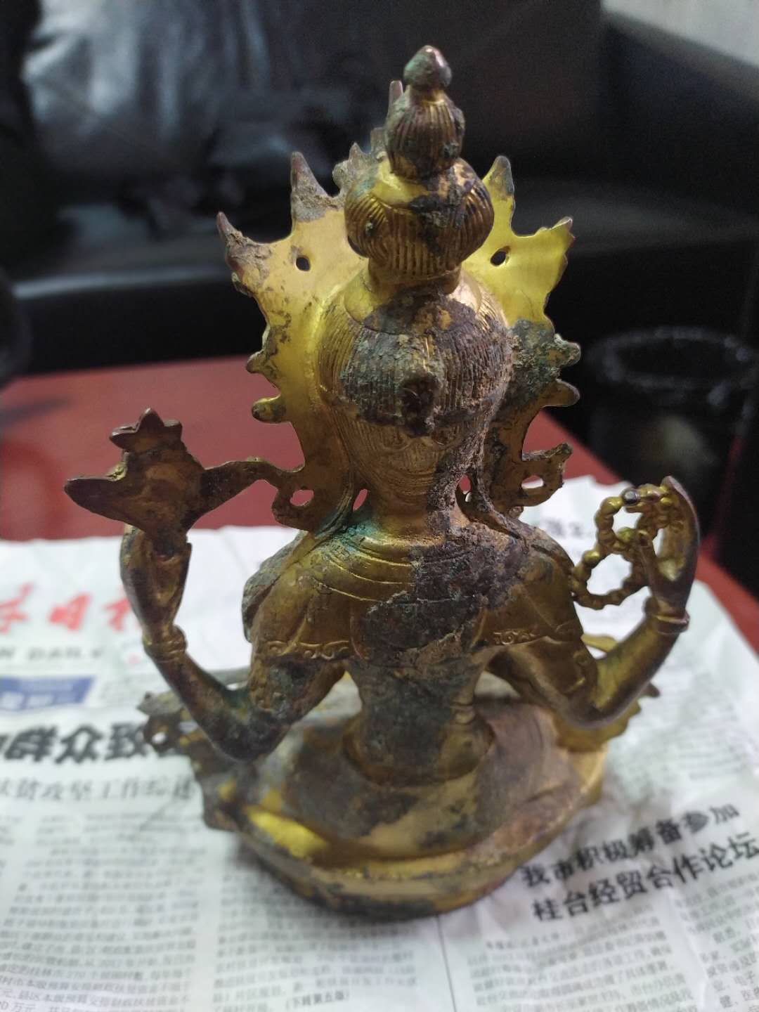 十大品牌纯铜摆件香炉,铜质八仙佛像