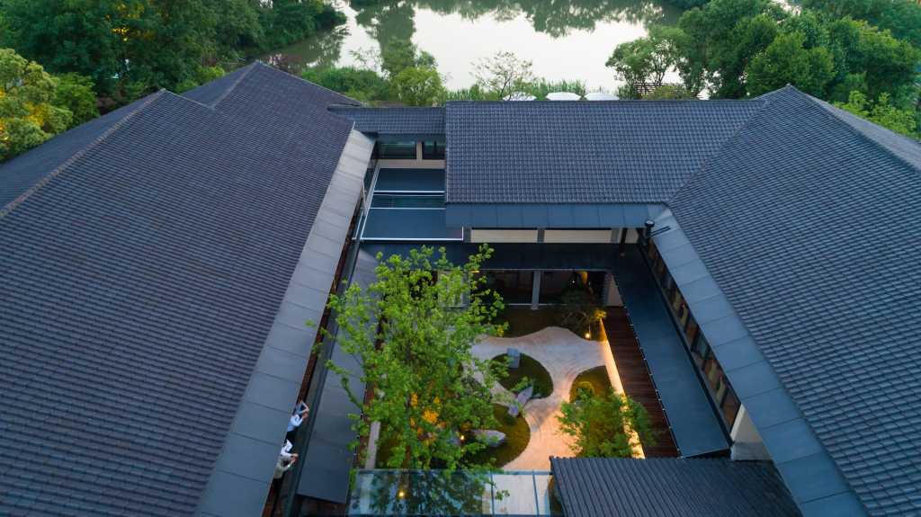 西溪里禅意庭院效果图,西溪湿地新荣记会所