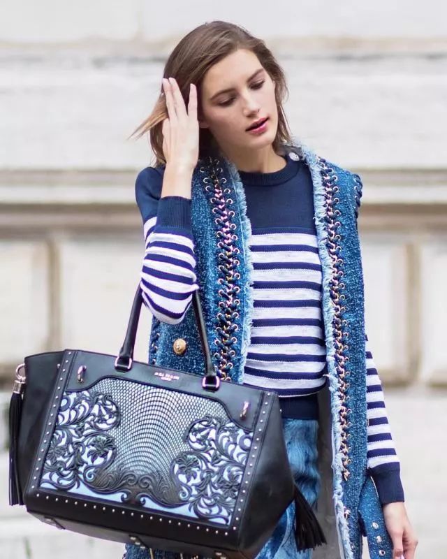 慵懒风穿搭美图来袭,收藏就按照这么穿,系列一