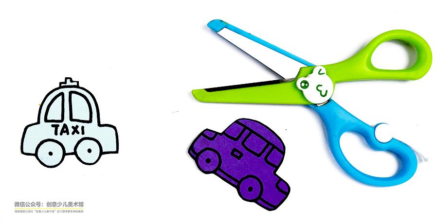 彩色油画棒树林儿童画,油画棒怎样画湖面和天空儿童画