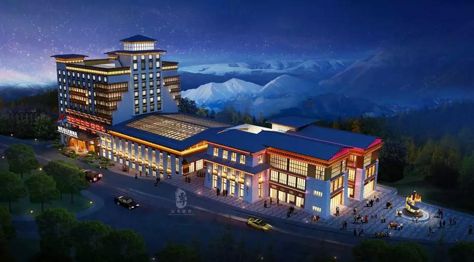 精品酒店门头设计,酒店创意门头设计效果图