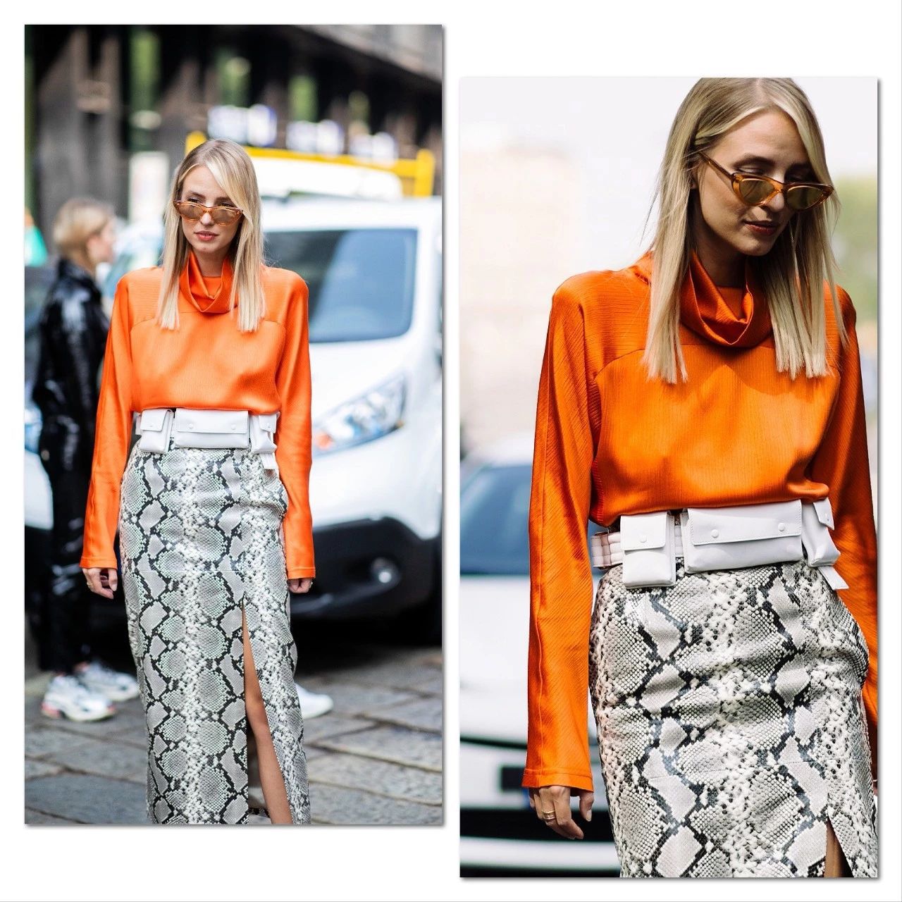 大衣配背包好看吗,大衣配短款包包显个高