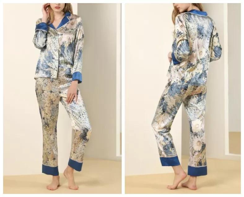 高档真丝洋气睡衣,夏天穿的真丝睡衣又凉快又舒服的