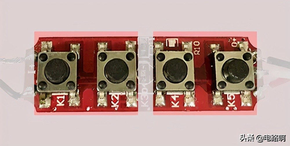 led台灯内部结构图,18650led台灯拆解图解