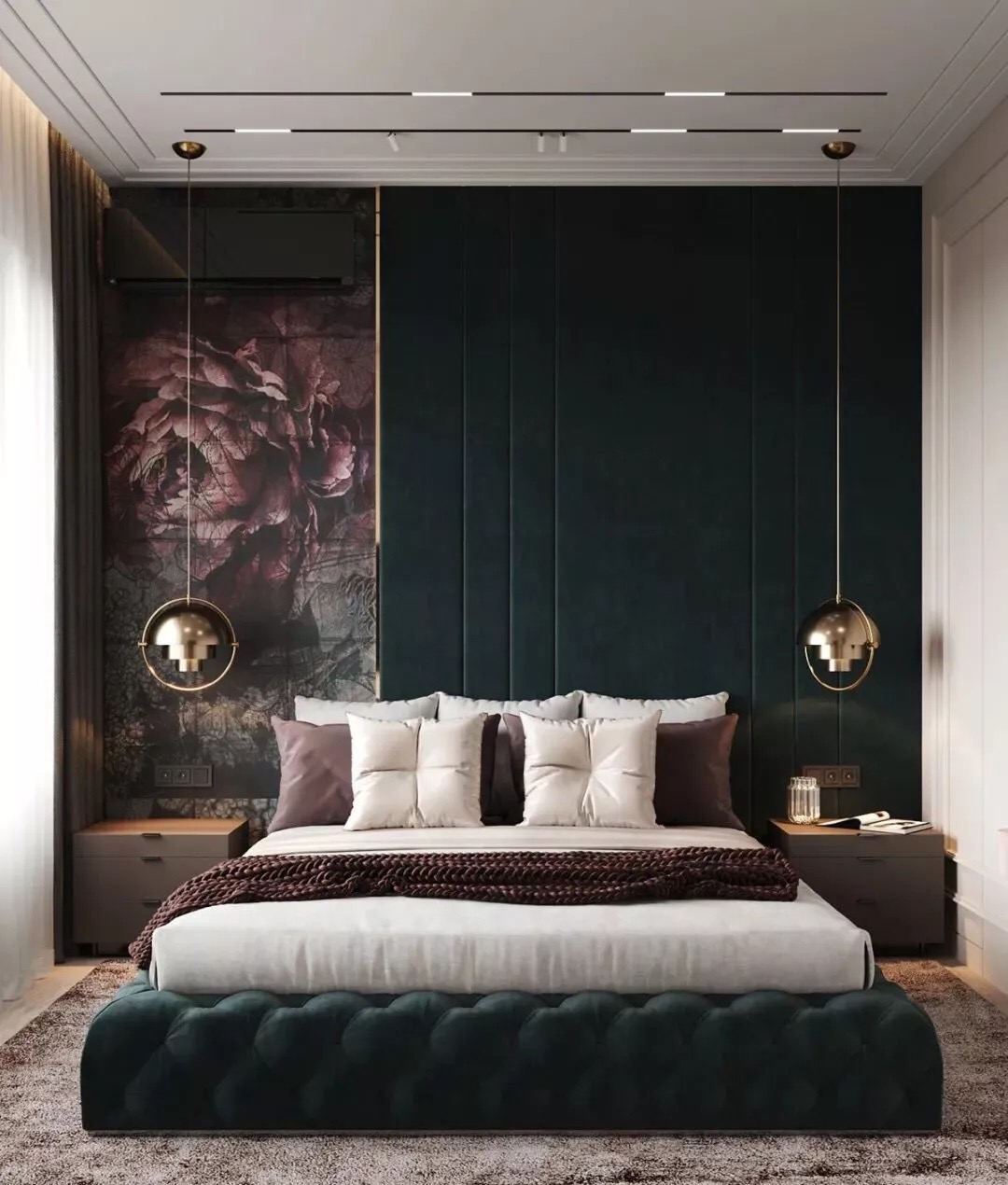 餐厅轻奢风格设计,意式轻奢风餐厅效果图