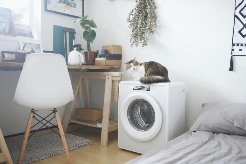 小型智能滚筒洗衣机洗烘一体,小吉洗烘一体洗衣机小型