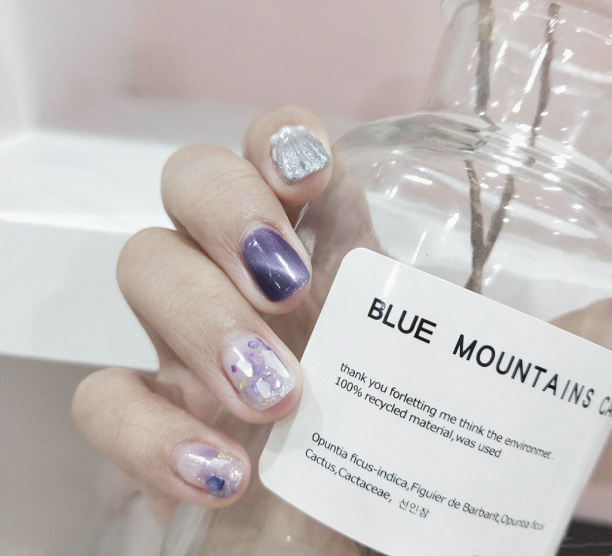 简单晕染美甲教程腮红黄皮,美甲网红款红色日系晕染