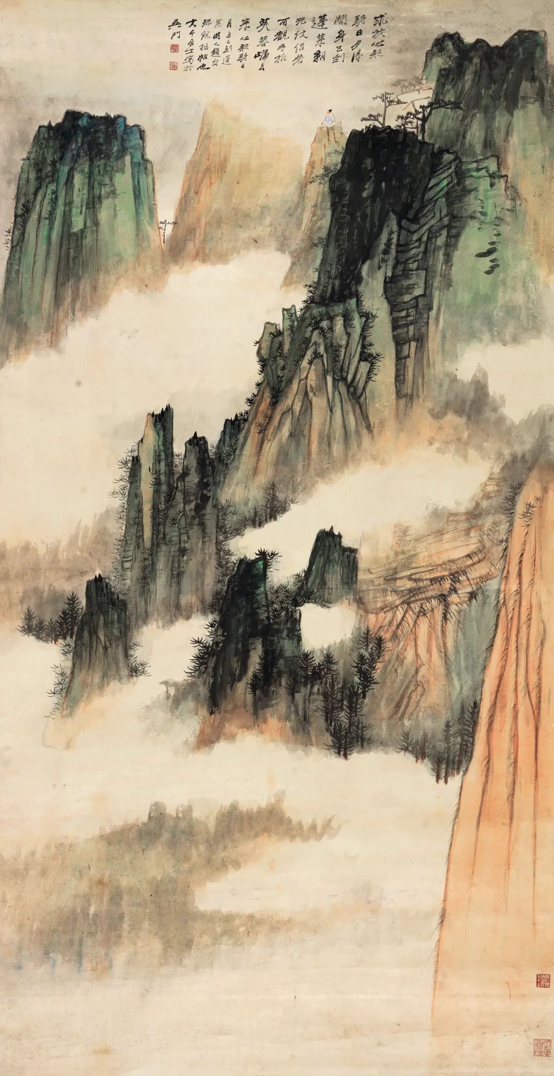 中国嘉德2020秋拍傅抱石萧萧,傅抱石大涤草堂图以1.38亿元成交