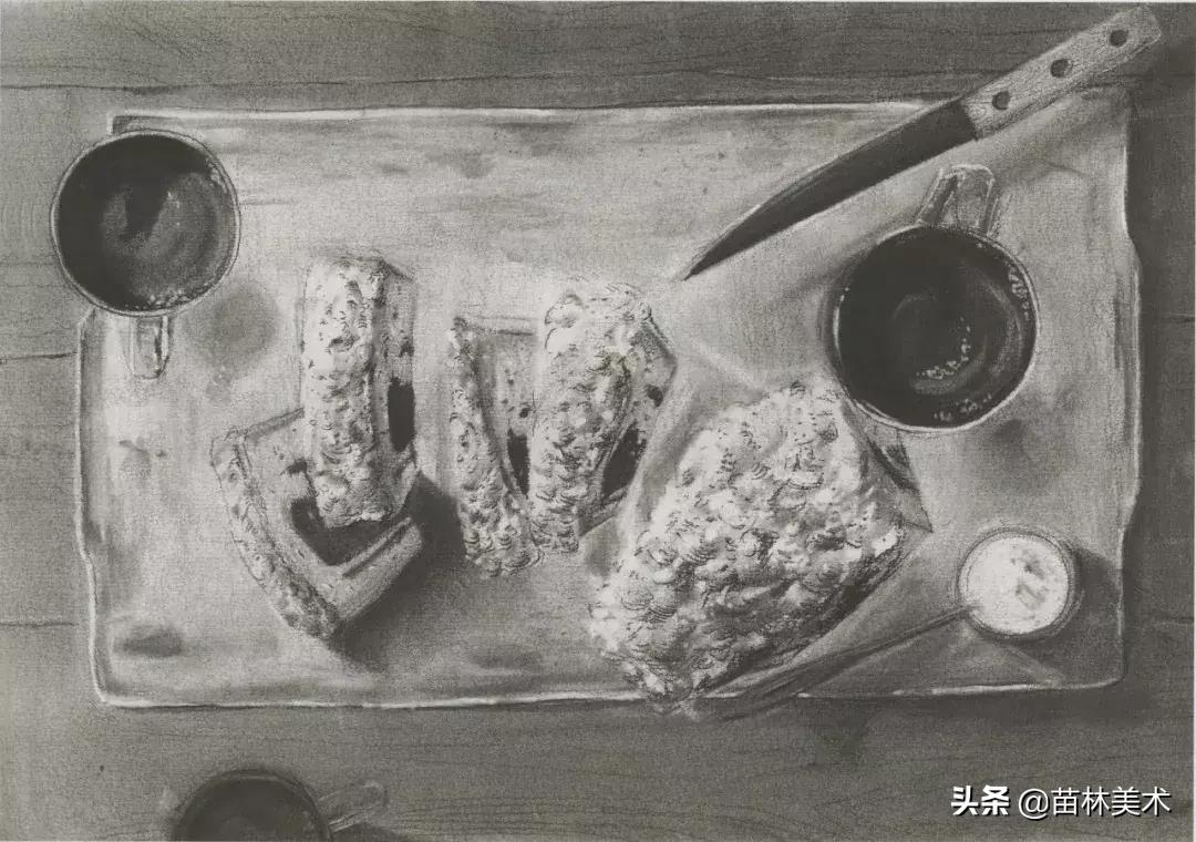 清华美院精微素描高分卷,清华美院设计素描光影解析