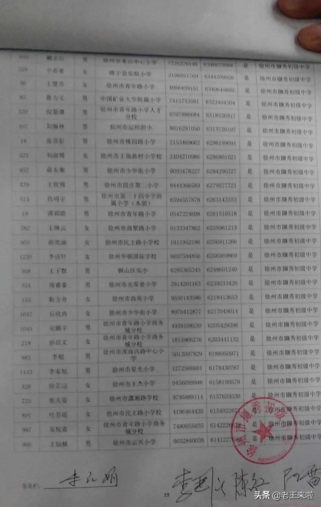 徐州撷秀初级中学2024年招生计划,撷秀初中录取名单