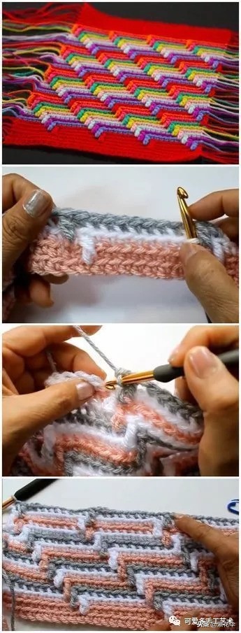学毛线钩花一学就会简单,新手学毛线钩花
