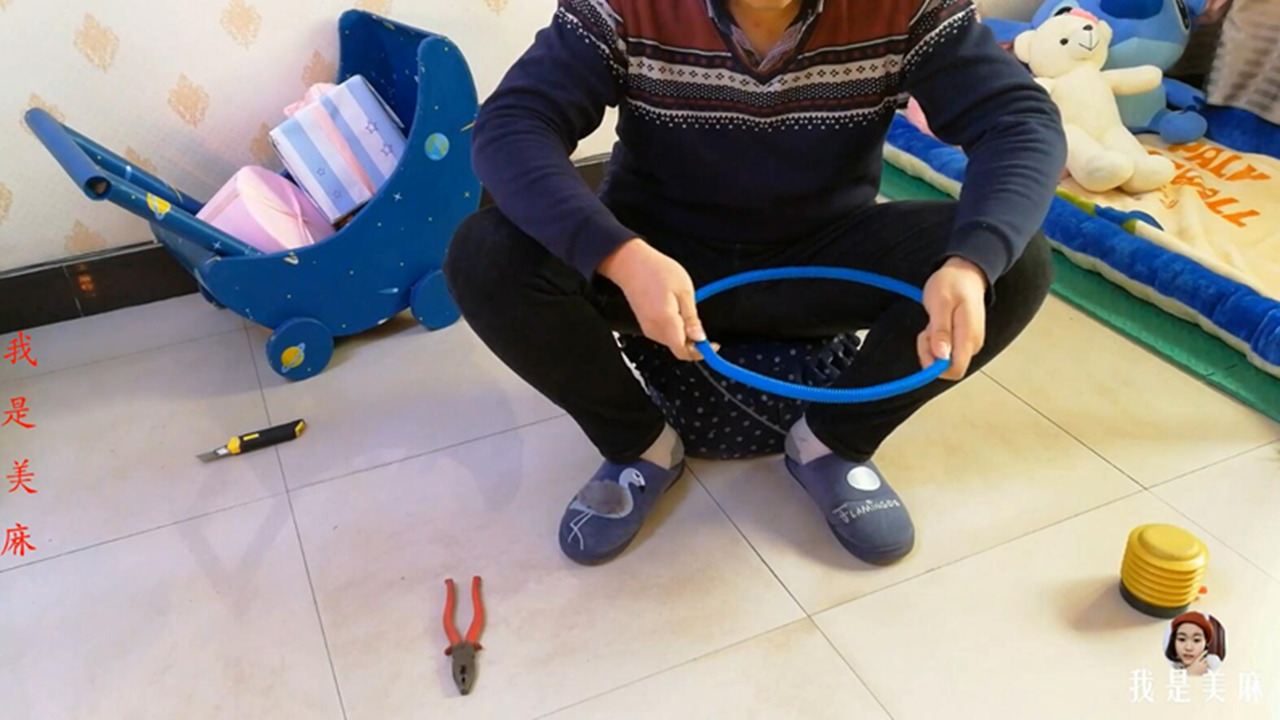 自制宝宝篮球架的制作过程,儿童纸板篮球架手工制作方法