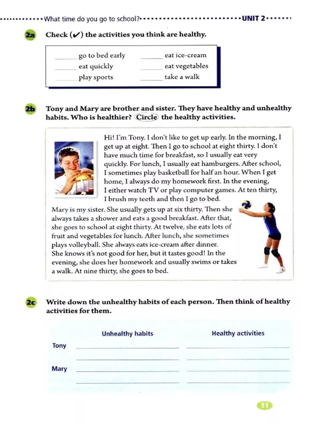 英语七年级下册unit2单词短语语法,七年级下册英语unit2sectionb