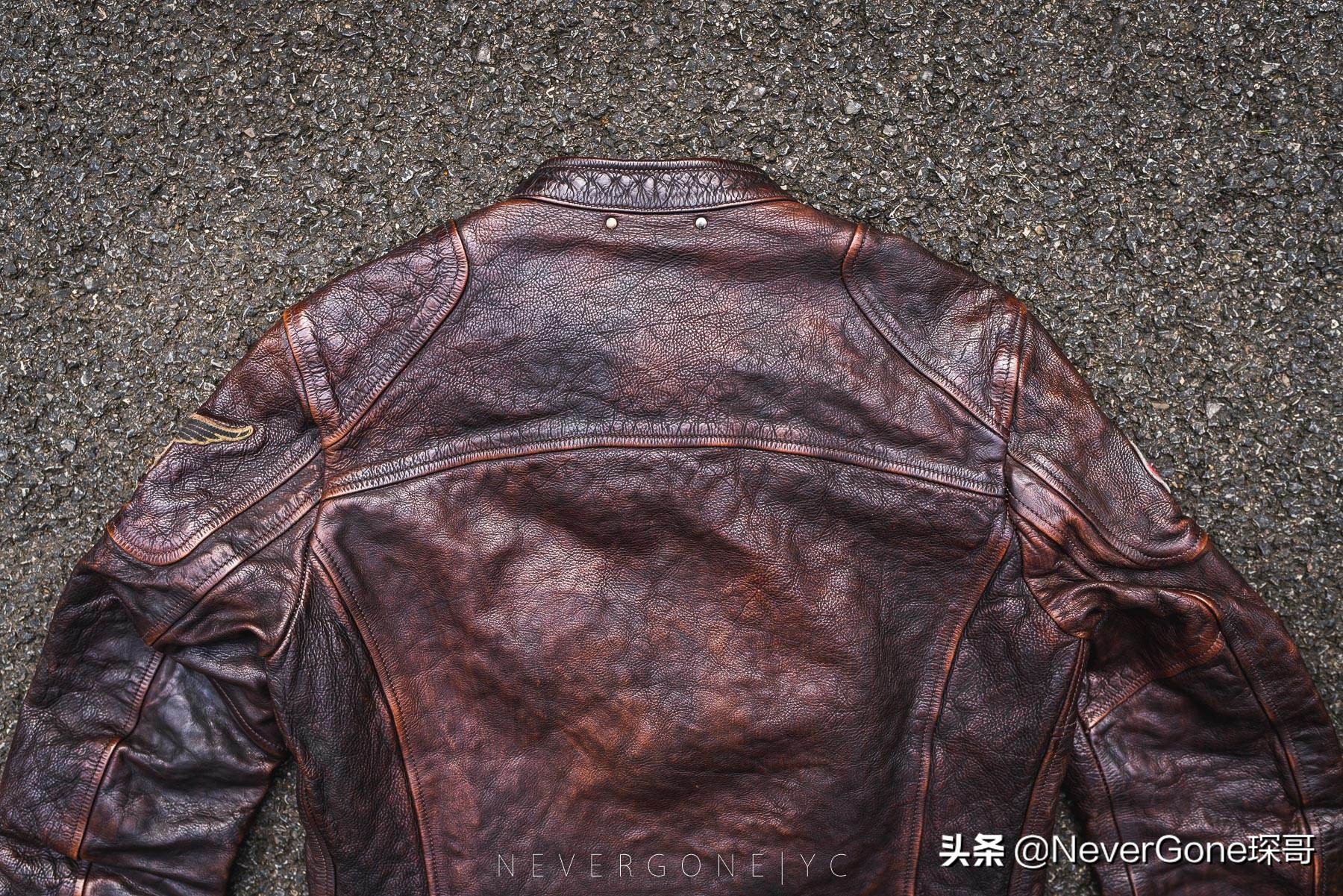 小众棕色短款皮衣,英伦机车皮衣推荐