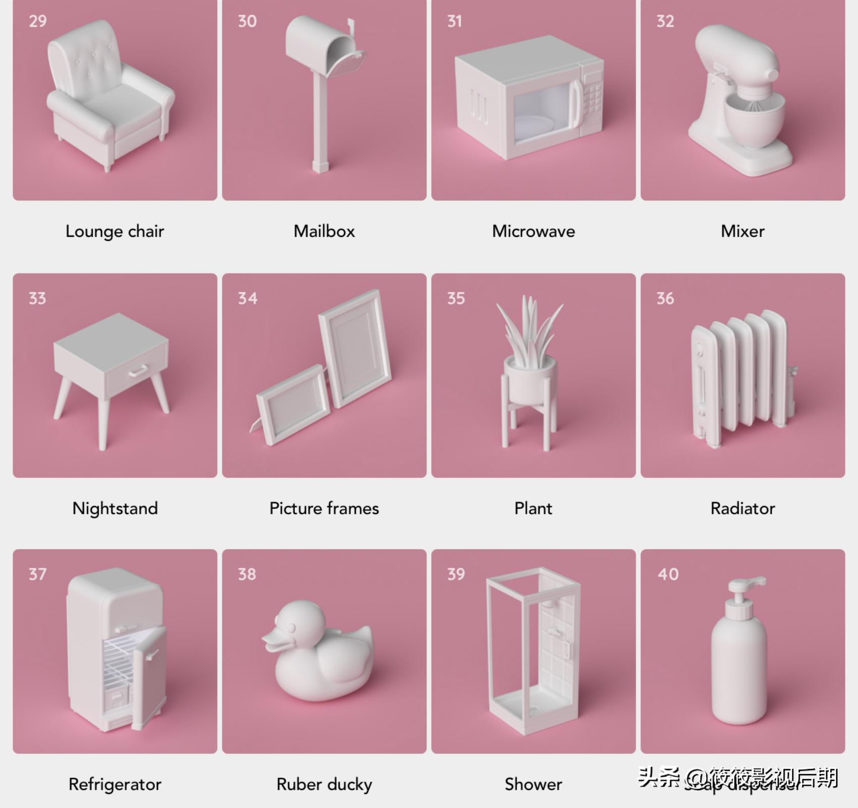 c4d模型库在哪下载,c4d多边形建模高清图