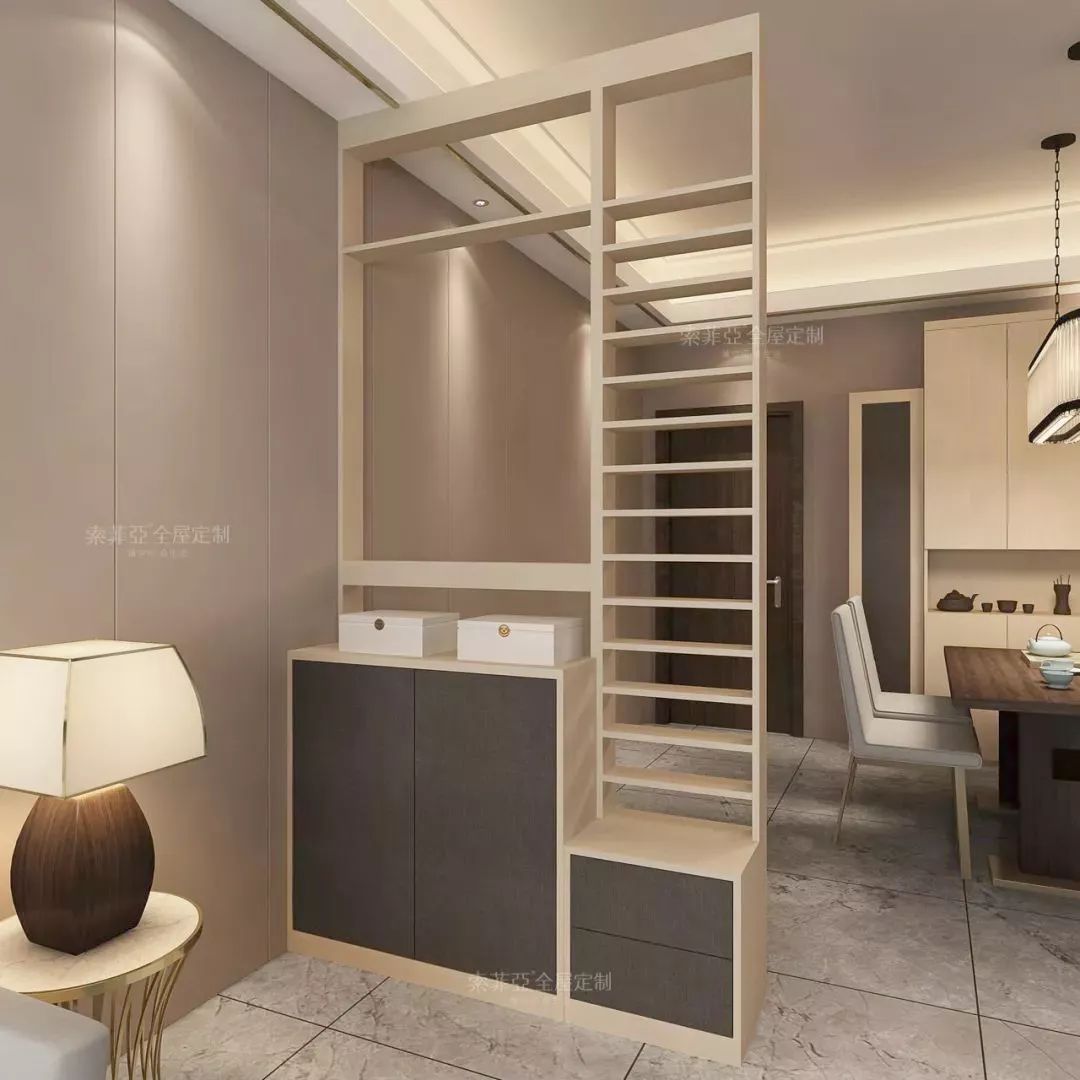 大门正对餐厅隔断效果图,客厅餐厅电视墙隔断效果图大全