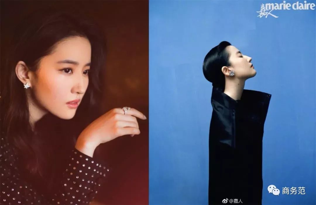 刘亦菲尚美头冠,刘亦菲黑色礼服戴皇冠迪奥