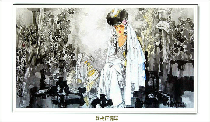 李志远三十张绝美人物画,李智远古风人物画