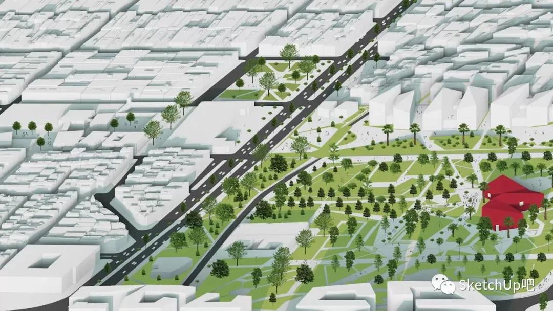 景观轴测图效果图,轴测图画法景观