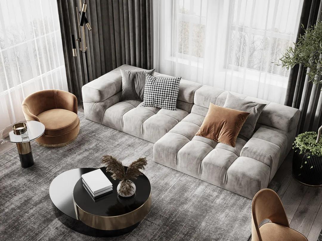 客厅装修设计高级感大气,客厅极简高级感设计