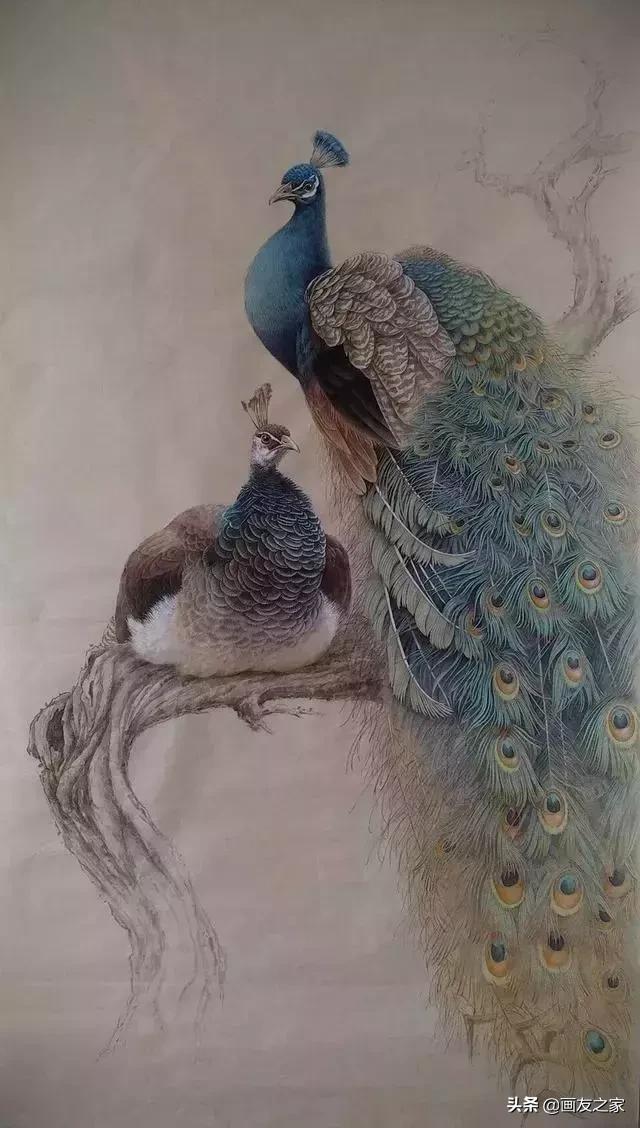 陈松岩工笔白描画全集,陈松岩工笔国画