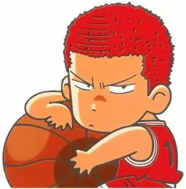 樱木花道赤木晴子卡通头像高清,灌篮高手动漫头像樱木花道黑色