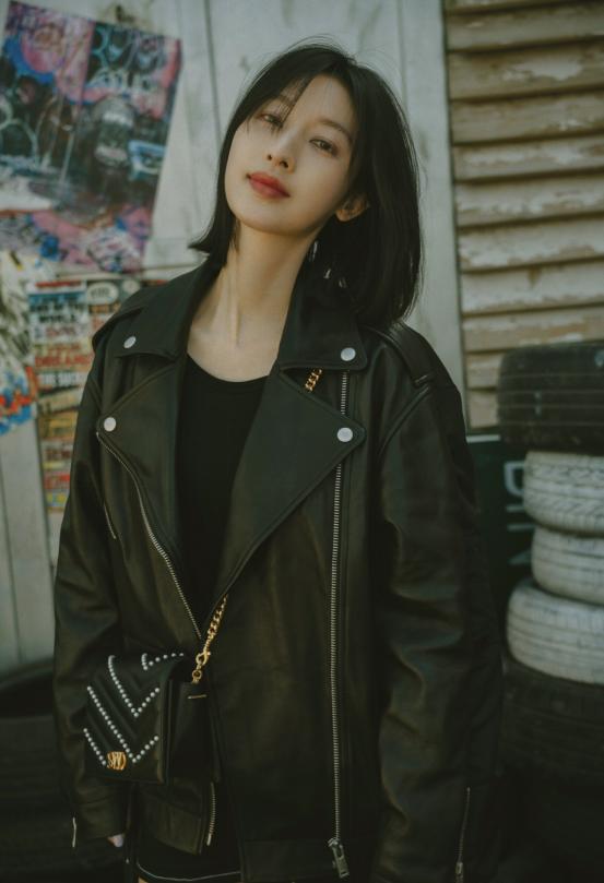 张俪皮衣,明星张俪皮衣搭配