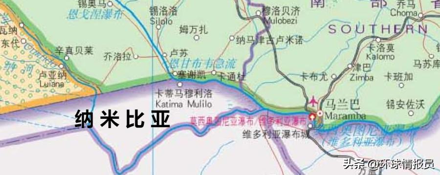 纳米比亚地理位置图,纳米比亚是个什么地方