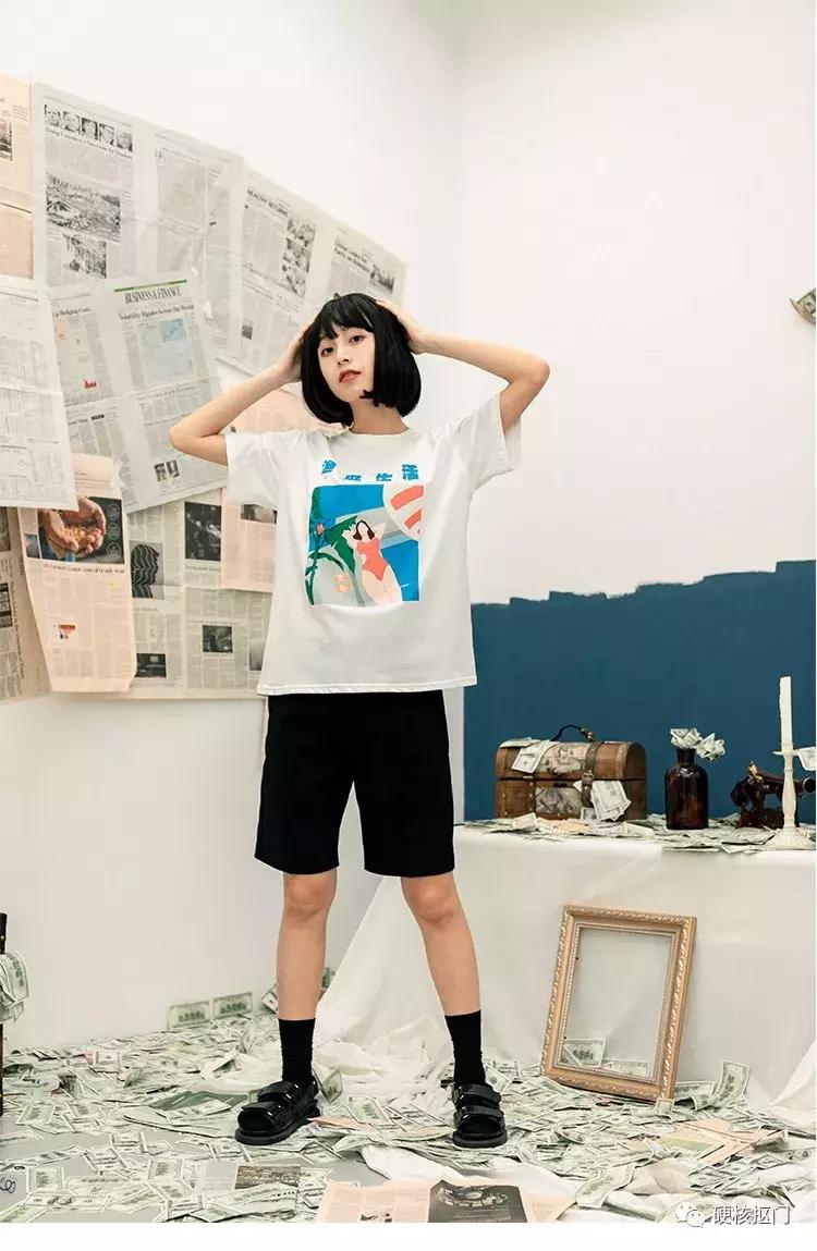 挖宝｜20元以内的女孩小心机短袖T恤