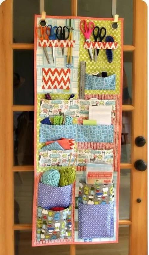 自制收纳小布筐超好看,碎布做有盖子的收纳筐