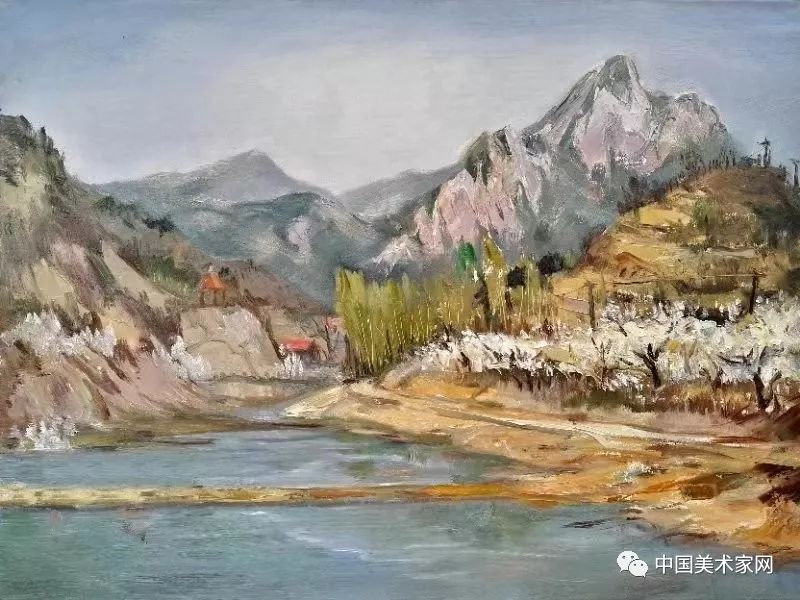 油画家陈健早期作品,陈健画家作品