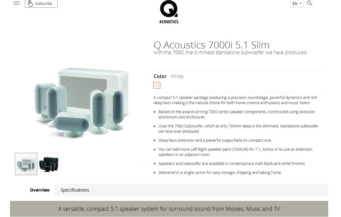 异于BOSE的另外一种优秀！英国Q牌7000i5.1家庭影院套装音响试用