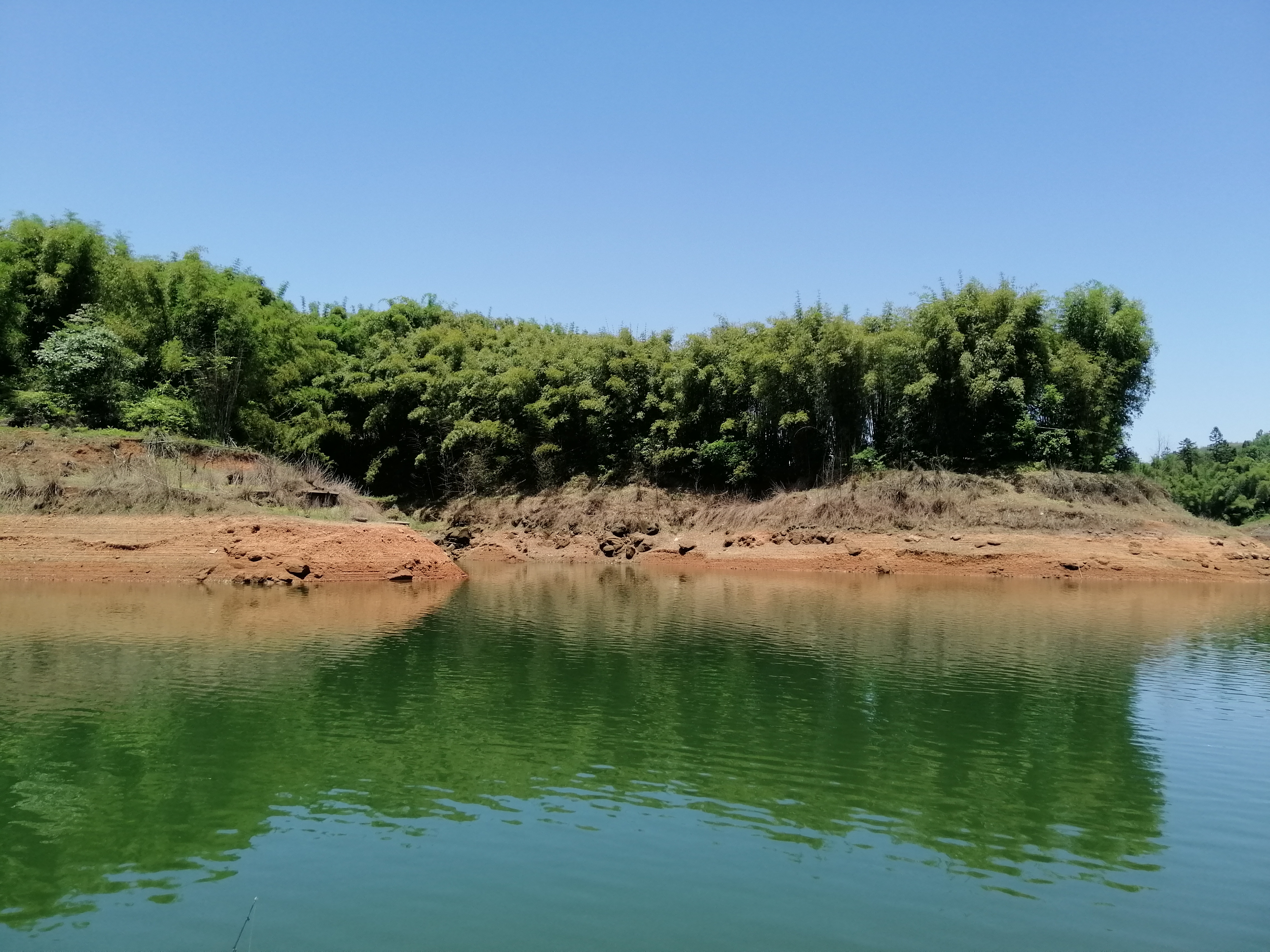 探钓深山水库,总岗山水库钓位