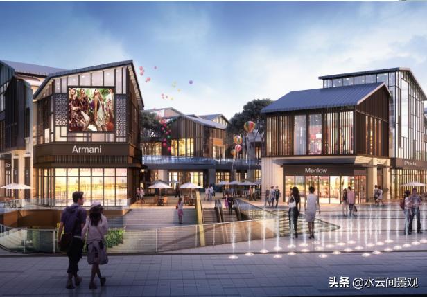 武汉商业街区景观设计思路,武汉商业街景观设计