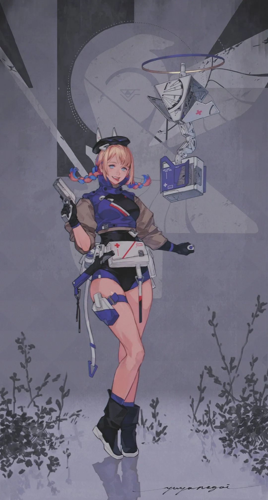 「绘画参考」尼尔机械纪元画师永井悠也笔下游戏角色作品