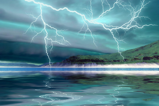 雷雨电闪雷鸣诗词,隐隐轻鸣启蛰雷