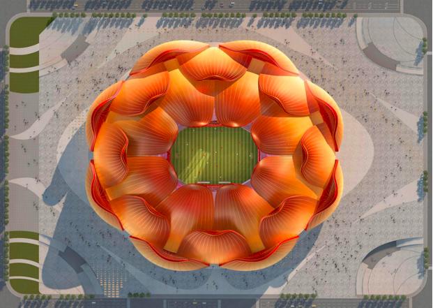 恒大足球场灯光秀效果图,广州恒大足球场灯光图