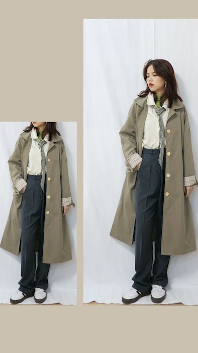 最节省空间又简便的叠风衣方法,薄款中长风衣怎么叠