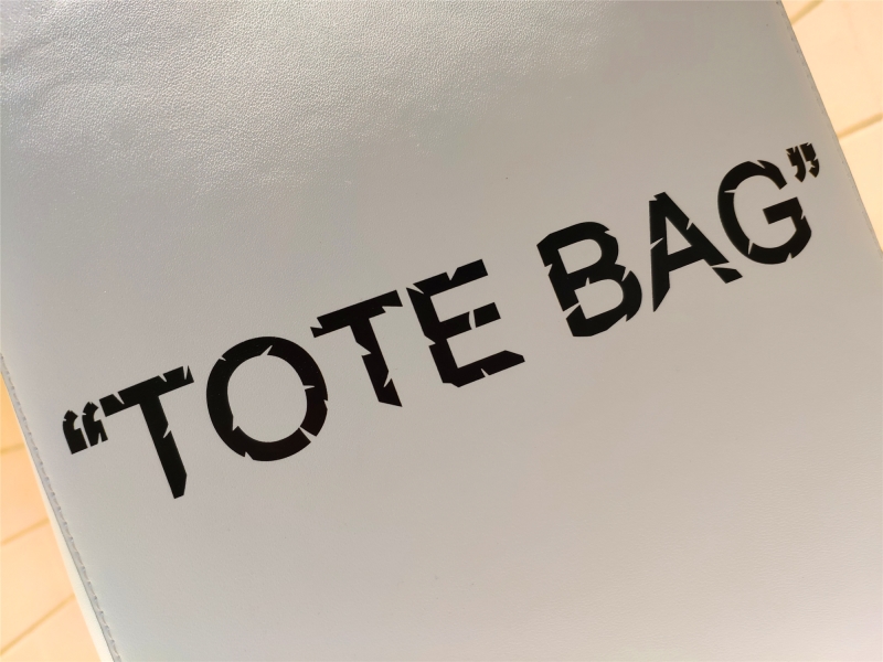 COACH蓝色字母托特包,迷你款托特包