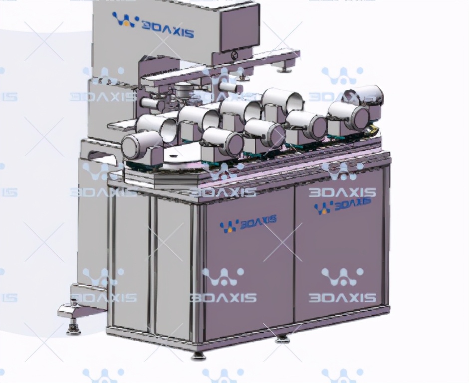 3DAxis禾维智能｜GTS精密环形输送线多工位激光打码系统