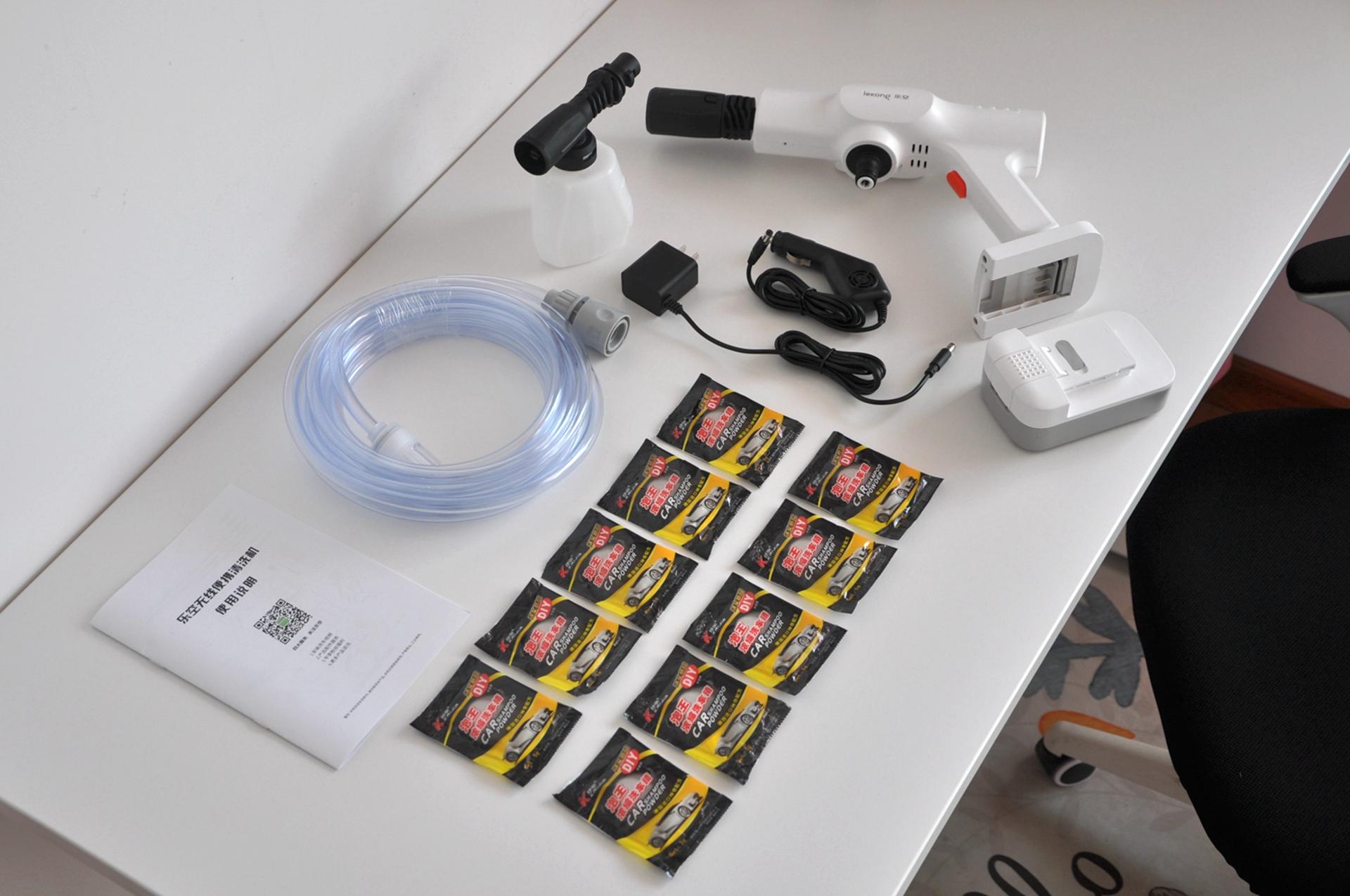 乐空40v高压无线洗车机,手持锂电池洗车机500左右