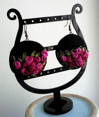 刺绣立体首饰教程,刺绣肌理首饰图案