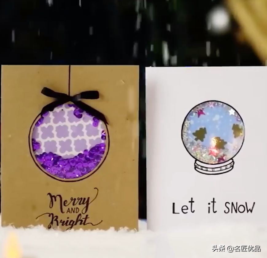 圣诞节手工礼物制作圣诞卡,2020年最火的简单易学的圣诞手工