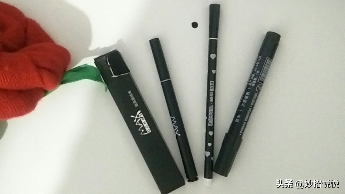 马克笔水彩笔记号笔怎么擦掉,眼线笔怎么用记号笔画