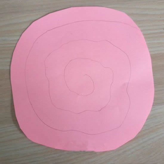 用一张纸剪一朵玫瑰花怎么剪,用卡纸剪玫瑰花该怎么剪