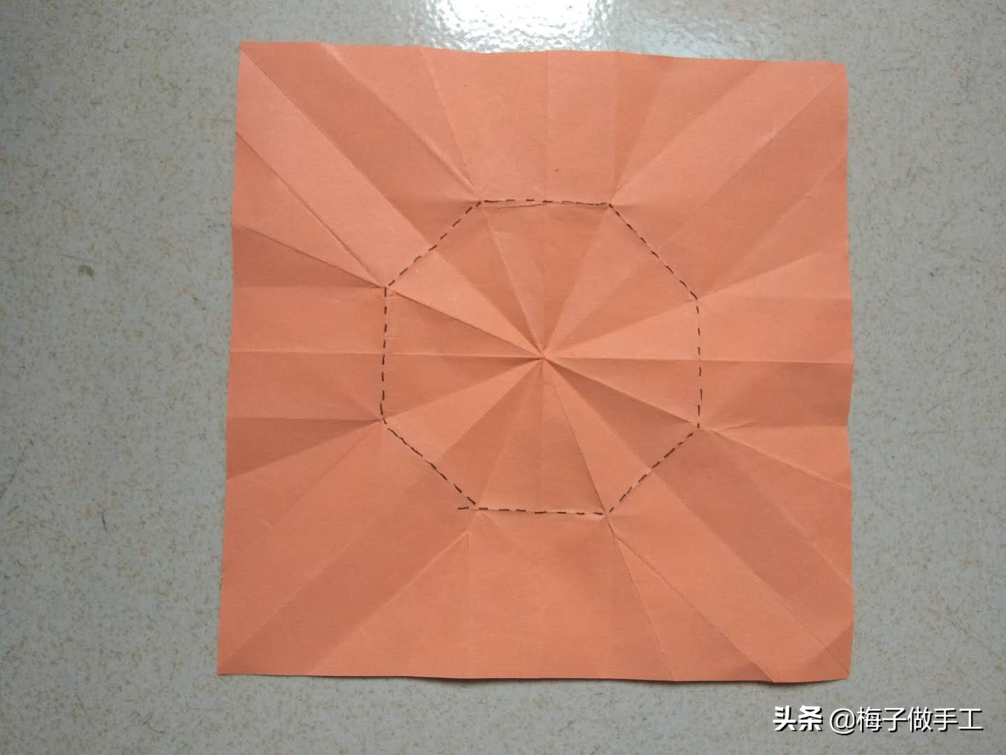 手工折纸饭碗怎么折,折纸手工儿童简单碗