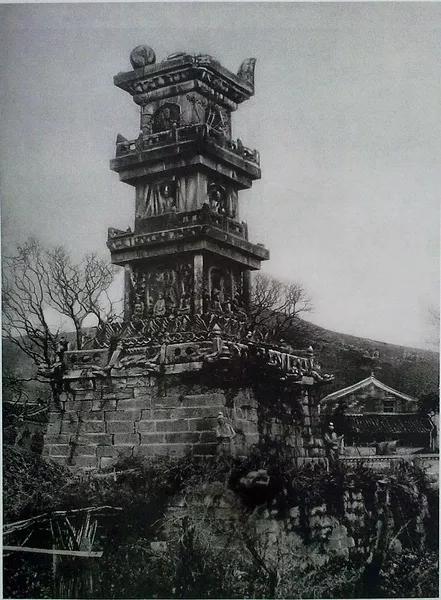 100年前中国风景建筑老照片,两亿多年前的景观