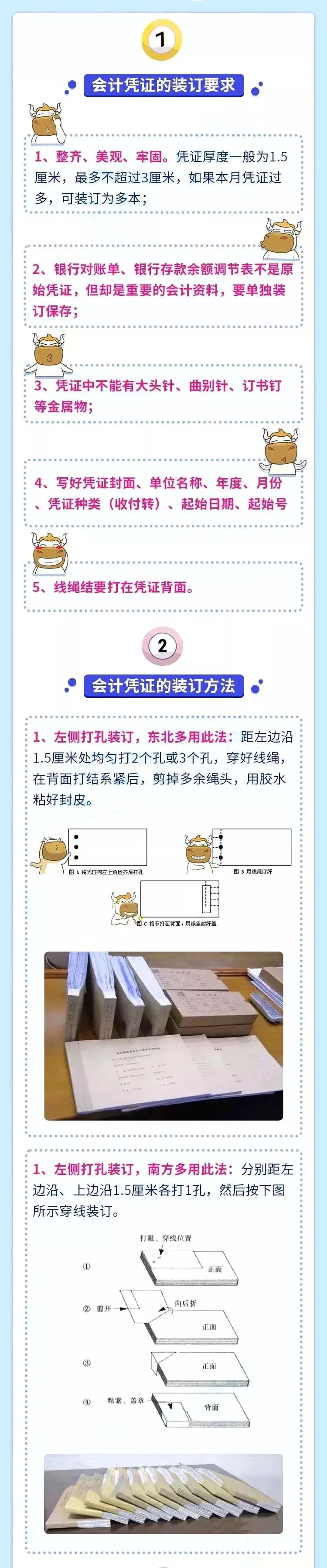 会计凭证装订工作流程,会计凭证手工怎么装订最正确